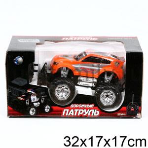 ДЖИП ДОРОЖНЫЙ ПАТРУЛЬ Р/У НА АККУМ. СО СВЕТОМ, РУСС. ДИЗАЙН 666-51 В РУСС. КОР. 32*17СМ в кор.24шт ― Luckfamily.ru