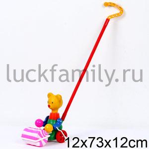 КАТАЛКА МИШКА С ВАЛИКОМ ― Luckfamily.ru
