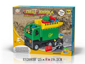 КОНСТРУКТОР ПЛАСТ. КАМАЗ 31ДЕТ. SR68008 В РУСС. КОР. 25*8*20СМ в кор.2*15шт ― Luckfamily.ru