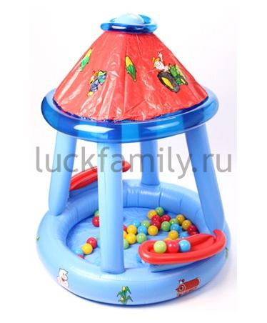 Надувной игровой центр Upright Ферма с шариками 8030J