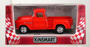 МАШИНА 1955 CHEVY SPEPSIDE PICK-UP МЕТАЛЛ. ИНЕРЦ. 1:32 ОТКРЫВ. ДВЕРИ В КОР. в кор.4*24шт ― Luckfamily.ru