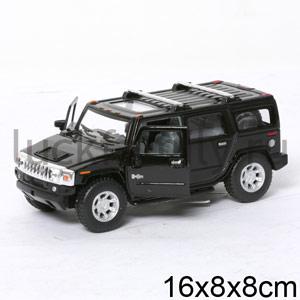 МАШИНА HUMMER H2 SUV МЕТАЛЛ. ИНЕРЦ. 1:40 ОТКРЫВ. ДВЕРИ, ЦВЕТ В АССОРТ. В КОР. в кор.4*24шт ― Luckfamily.ru