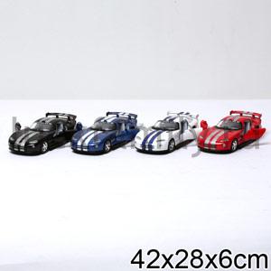 МАШИНА DODGE VIPER GTS-R МЕТАЛЛ. ИНЕРЦ. 1:36 ЦВЕТ В АССОРТ. В ДИСПЛЕЕ УП-12ШТ в кор.2*6уп ― Luckfamily.ru