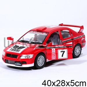 МАШИНА MITSUBISHI LANCER EVOLUTION VII МЕТАЛЛ ИНЕРЦ 1:36 ОТКРЫВ. ДВЕРИ В ДИСПЛЕЕ УП-12ШТ в кор.2*6уп ― Luckfamily.ru