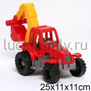 ТРАКТОР "ИЖОРА" С КОВШОМ в кор.30шт ― Luckfamily.ru