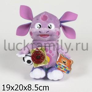 МЯГКАЯ ИГРУШКА "МУЛЬТИ-ПУЛЬТИ" ЛУНТИК-ФУТБОЛИСТ ("ЛУНТИК И ЕГО ДРУЗЬЯ") РУСС. ЧИП 18СМ в кор.24шт ― Luckfamily.ru