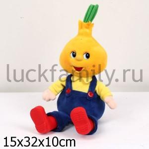 МЯГКАЯ ИГРУШКА "МУЛЬТИ-ПУЛЬТИ" ЧИППОЛИНО ("ПРИКЛЮЧЕНИЯ ЧИППОЛИНО") ОЗВУЧ.РУСС.ЧИП 20СМ в кор.30шт ― Luckfamily.ru