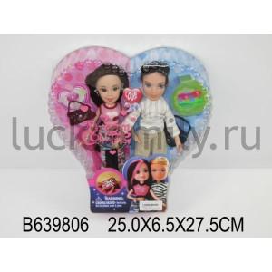 НАБОР ИЗ 2-Х КУКОЛ С АКСЕСС. ОДЕЖДА В АССОРТ. 7701 В ПЛАСТ. КОР. 25*7*28СМ в кор.2*24наб ― Luckfamily.ru