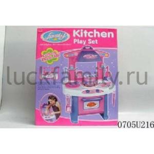 ИГРОВОЙ НАБОР КУХНЯ НА БАТ. ОЗВУЧ., С АКСЕСС. В КОР. в кор.6шт ― Luckfamily.ru