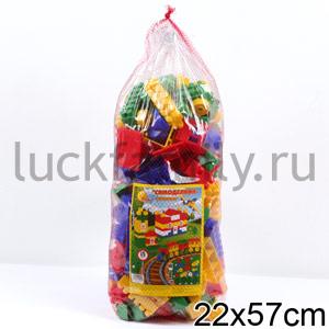 КОНСТРУКТОР "СТРОИТЕЛЬ" (ГИГАНТ 175ЭЛ.) В МЕШКЕ в кор.6шт ― Luckfamily.ru