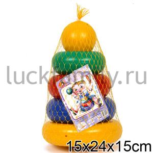 ПИРАМИДКА МАЛЕНЬКАЯ (ШАР МАЛ.) в кор.10шт ― Luckfamily.ru