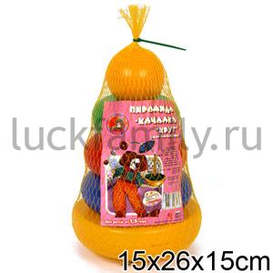 ПИРАМИДКА-КАЧАЛКА КРУГ (ШАР МАЛ.) в кор.10шт ― Luckfamily.ru