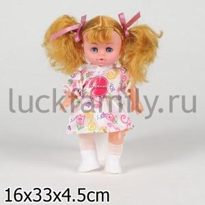 КУКЛА "НАСТЕНЬКА" ОЗВУЧ., РУСС ЧИП, В АССОРТ. В ПАК. 20СМ в кор.2*72шт. ― Luckfamily.ru