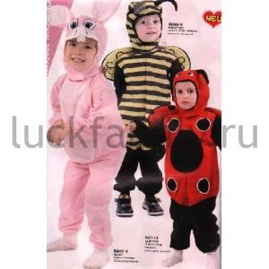 ДЕТСКИЙ КАРНАВАЛЬНЫЙ КОСТЮМ ПЧЁЛКИ В ПАК. в кор.36шт ― Luckfamily.ru