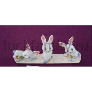 ФИГУРКА ФАРФОР ЗАЙЧОНОК С МОРКОВКОЙ 6СМ В КОР. УП-9ШТ в кор.48уп ― Luckfamily.ru