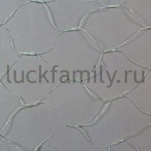 ГИРЛЯНДА-СЕТКА 320 СВЕТОДИОДНЫХ ЛАМП, РАЗМЕР 220*180СМ, ЦВЕТ ЛАМП-МУЛЬТИКОЛОР, 8 РЕЖИМОВ в кор.30шт ― Luckfamily.ru