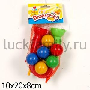 НАБОР ИЗ 2-Х ПИСТОЛЕТОВ  С ШАРАМИ в кор.50наб ― Luckfamily.ru