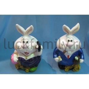 КОПИЛКА КРОЛИК 12,5СМ В КОР. в кор.64шт ― Luckfamily.ru