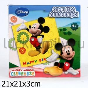 ОТКРЫТКА МИККИ МАУС в кор.24шт ― Luckfamily.ru
