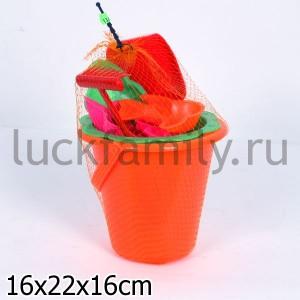 ДЕТСКИЙ ПЕСОЧНЫЙ НАБОР  в кор.35шт ― Luckfamily.ru