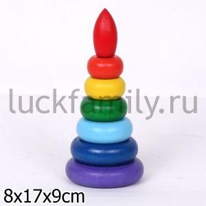 ПИРАМИДКА "СЕМИЦВЕТИК" в кор.26шт ― Luckfamily.ru
