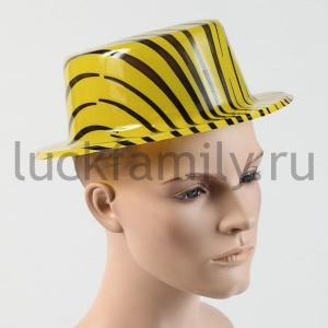 КАРНАВАЛЬНАЯ ШЛЯПА В ПОЛОСКУ 26 СМ В АССОРТ. в кор.1440шт ― Luckfamily.ru