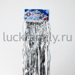 ДОЖДИК НОВОГОДНИЙ ГОЛОГРАФИЧЕСКИЙ 1.5 М УП-100ШТ в кор.20уп ― Luckfamily.ru