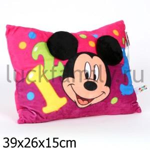 ПОДУШКА DISNEY - "МУЛЬТИ-ПУЛЬТИ" "МИККИ МАУС" V90735/40 40СМ В ПАК в кор.12шт ― Luckfamily.ru