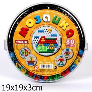 МОЗАИКА (ДИАМЕТР 13ММ/80ДЕТ КРУГЛАЯ КОРОБКА) уп.15шт ― Luckfamily.ru