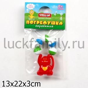 ПОГРЕМУШКА "АКРОБАТИК " в кор. 40шт ― Luckfamily.ru