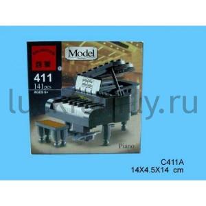 КОНСТРУКТОР ПЛАСТ. РОЯЛЬ 141ДЕТ. В КОР. 14*5*14СМ в кор.80шт. (Р) ― Luckfamily.ru