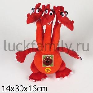 МЯГКАЯ ИГРУШКА "МУЛЬТИ-ПУЛЬТИ" ЗМЕЙ ГОРЫНЫЧ, ОЗВУЧ. РУСС. ЧИП В ПАК. 30СМ в кор.24шт ― Luckfamily.ru