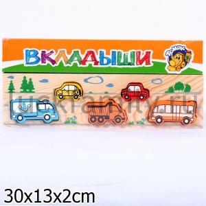 ДОСКА-ВКЛАДЫШ "ТРАНСПОРТ" в кор.15шт ― Luckfamily.ru