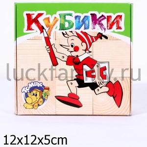 НАБОР ИЗ 9-И КУБИКОВ "ГЕРОИ СКАЗОК" в кор.27наб ― Luckfamily.ru