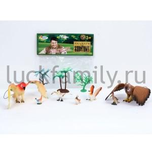 НАБОР ИЗ 8-И ПТИЦ "ИГРАЕМ ВМЕСТЕ" С АКСЕСС., В АССОРТ. В ПАК. в кор.4*12наб ― Luckfamily.ru