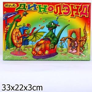 ДИНОЛЕНД, РАЗВИВАЮЩАЯ ИГРА + СКАЗКА + 6 РАСКРАСОК в кор.20шт ― Luckfamily.ru