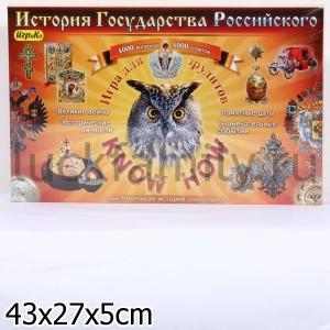 ЭРУДИТ-ИГРА (ИСТОРИЯ ГОСУДАРСТВА РОССИЙСКОГО) в кор.10шт ― Luckfamily.ru