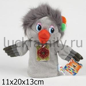 МЯГКАЯ ИГРУШКА НА РУКУ "МУЛЬТИ-ПУЛЬТИ" (КУКОЛЬН.ТЕАТР) КАРКУША, ПЛАСТ. КЛЮВ В ПАК. 23СМ в в кор.24шт ― Luckfamily.ru