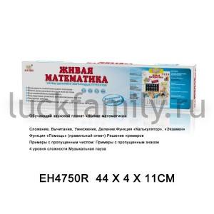 ОБУЧАЮЩИЙ ПЛАКАТ "ЖИВАЯ МАТЕМАТИКА" НА БАТ. РУССИФИЦ. SR111B/SR888B В РУСС.КОР.44*4*11СМ в кор.60шт ― Luckfamily.ru