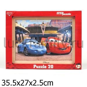 ДИСНЕЙ ИГРА ИЗ ДЕРЕВА "ТАЧКИ" в кор.12шт ― Luckfamily.ru