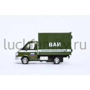 ГАЗЕЛЬ "ТЕХНОПАРК" МЕТАЛЛ ИНЕРЦ. ВАИ 1:43, ОТКРЫВ.ДВЕРИ И КАПОТ 3302-24 В РУСС. КОР. в кор.48шт ― Luckfamily.ru