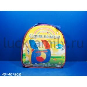 ДЕТСКАЯ ИГРОВАЯ ПАЛАТКА 3303 EV16756 В СУМКЕ (РУСС УП.) 40*40*8СМ в кор.2*12шт ― Luckfamily.ru