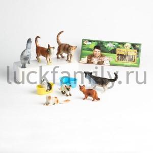 НАБОР ИЗ 8-МИ КОШЕК "ИГРАЕМ ВМЕСТЕ" 8-13СМ С АКСЕСС., В АССОРТ. В ПАК. (РУСС. УП.) в кор.6*12наб ― Luckfamily.ru
