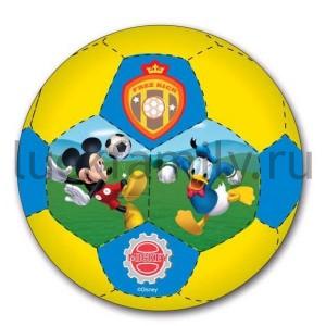 МЯЧ ФУТБОЛЬНЫЙ DISNEY ОДНОСЛОЙНЫЙ, РАЗМЕР 3, МИККИ МАУС B09392 В ПАК. в кор.100шт ― Luckfamily.ru
