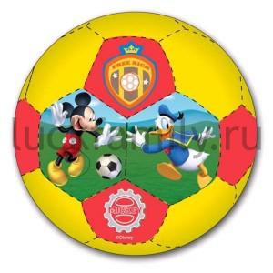МЯЧ ФУТБОЛЬНЫЙ DISNEY ОДНОСЛОЙНЫЙ, РАЗМЕР 3, МИККИ МАУС В ПАК. в кор.100шт ― Luckfamily.ru