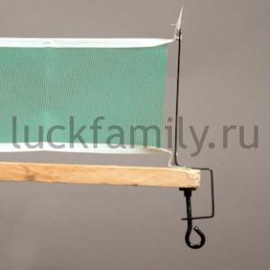 СЕТКА Д/НАСТОЛЬНОГО ТЕННИСА "NEXT" С КРЕПЛЕНИЯМИ В ПЛАСТ. УП. в кор.100шт ― Luckfamily.ru