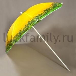 ЗОНТ ПЛЯЖНЫЙ, ДИАМЕТР 160СМ, ЦВЕТ В АССОРТ. В ПАК. в кор.24шт ― Luckfamily.ru