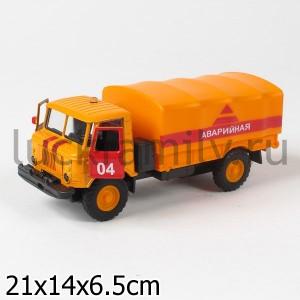 МАШИНА "ТЕХНОПАРК" МЕТАЛЛ. ИНЕРЦ. ГАЗ 66 АВАРИЙНАЯ, СВЕТ+ЗВУК В РУСС. КОР. в кор.2*24шт. ― Luckfamily.ru