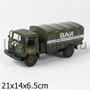 МАШИНА "ТЕХНОПАРК" МЕТАЛЛ. ИНЕРЦ. ГАЗ 66 ВОЕННАЯ АВТОИНСПЕКЦИЯ, СВЕТ+ЗВУК В РУСС. КОР. в кор.2*24шт. ― Luckfamily.ru