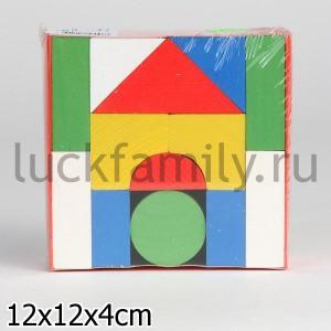 КОНСТРУКТОР "ЦВЕТНОЙ" 14ДЕТ. в кор.27шт ― Luckfamily.ru